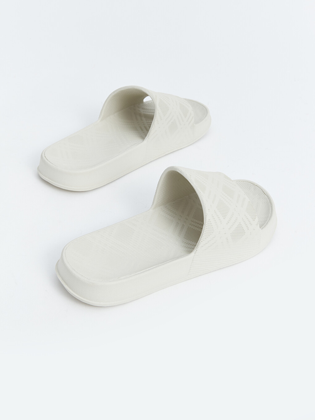 Plaid Patterned Women's Slippers-4
