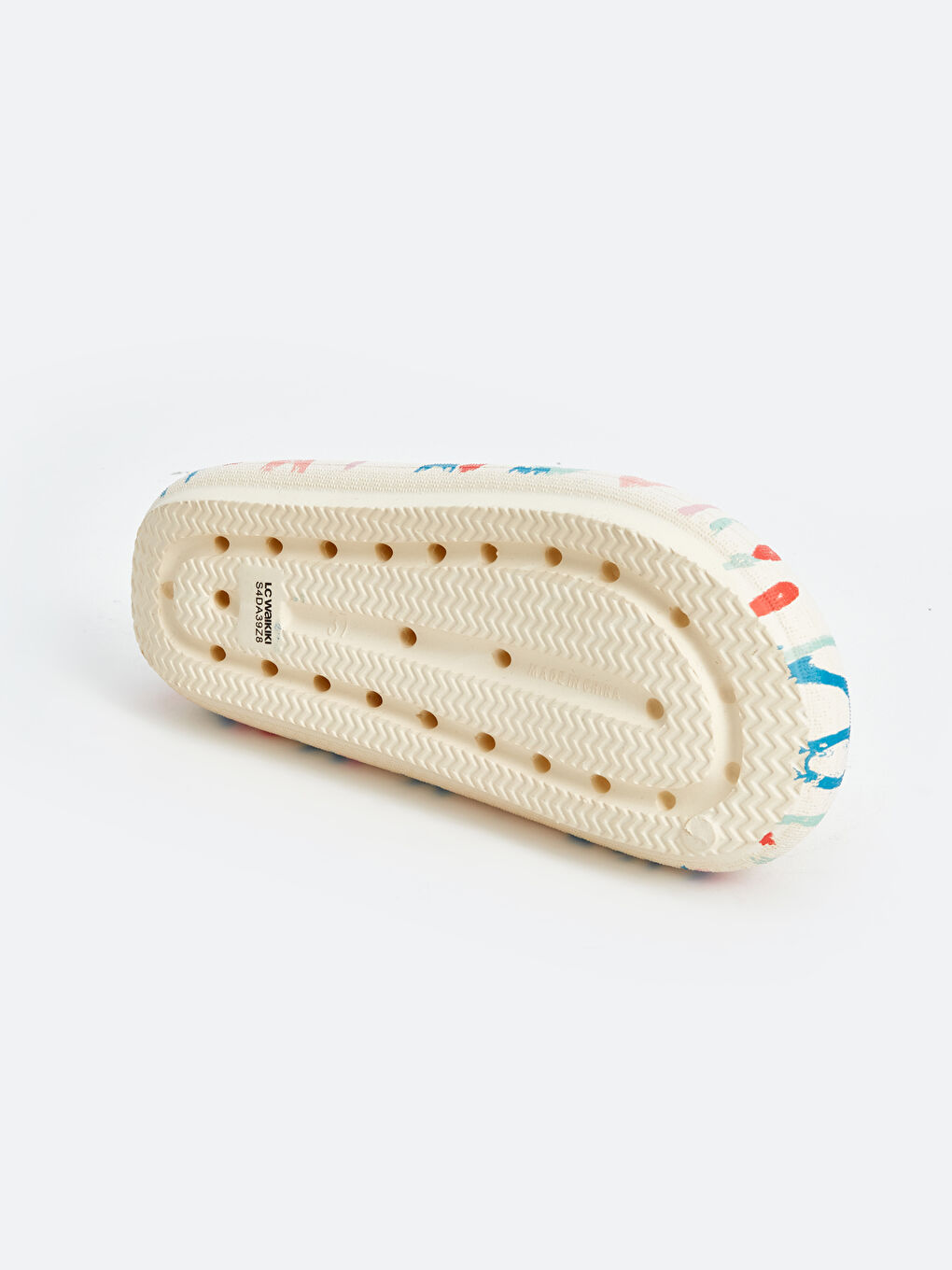 Printed Single-Strap Women's Slippers -S4DA39Z8-M0T