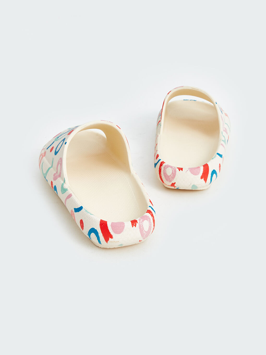 Printed Single-Strap Women's Slippers -S4DA39Z8-M0T