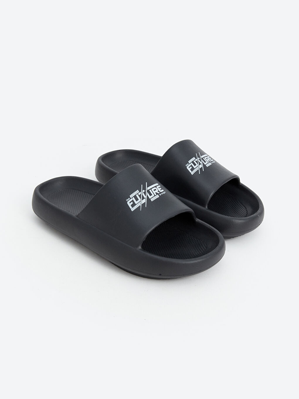 Single-Band Printed Men's Slippers -S4DA85Z8-HUC