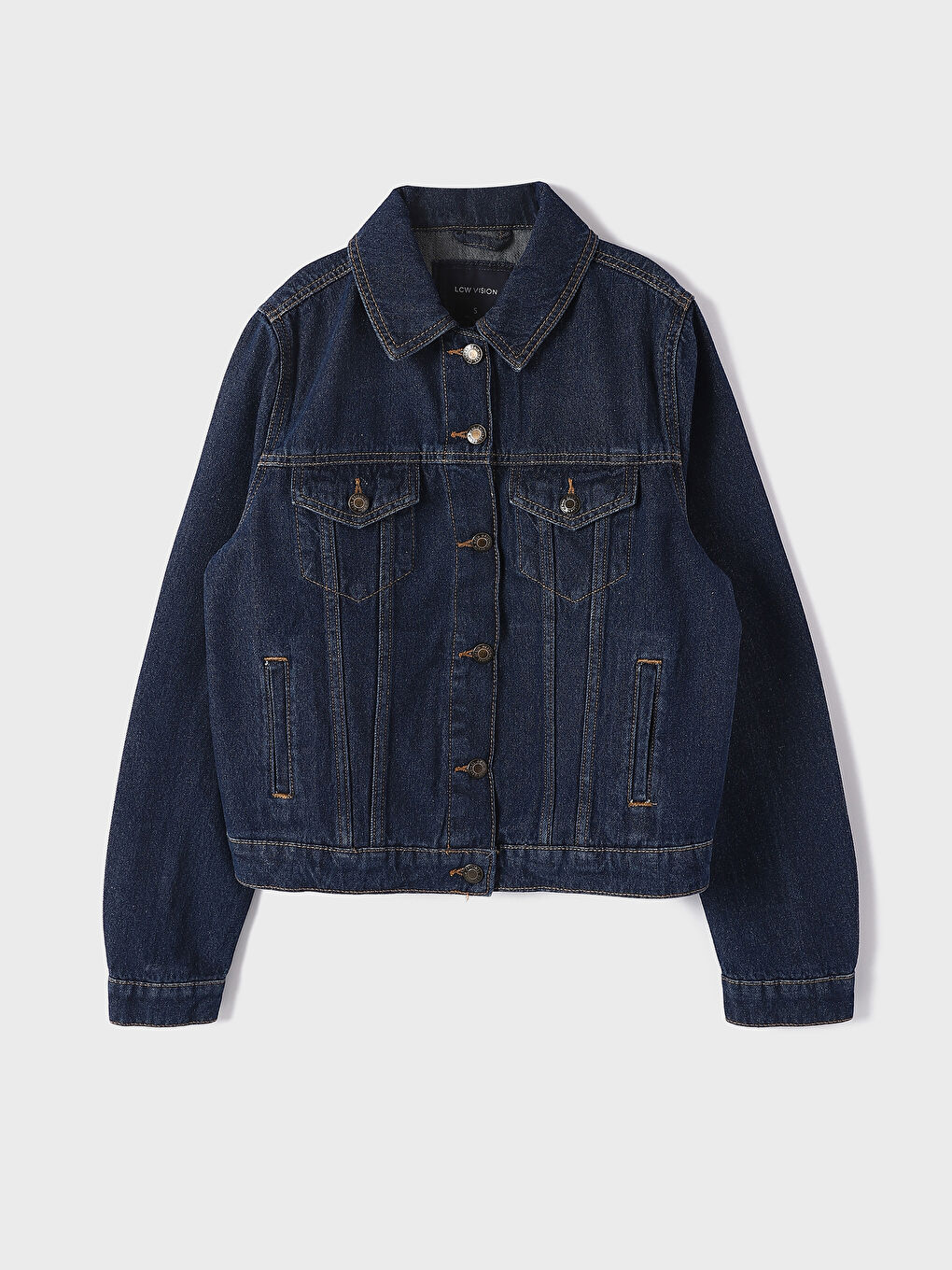 جاكيت جينز بياقة للسيدات