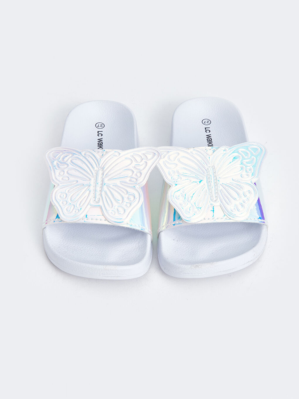 LCW STEPS Butterfly Patterned Girls' Slippers -S4DB62Z4-J5E