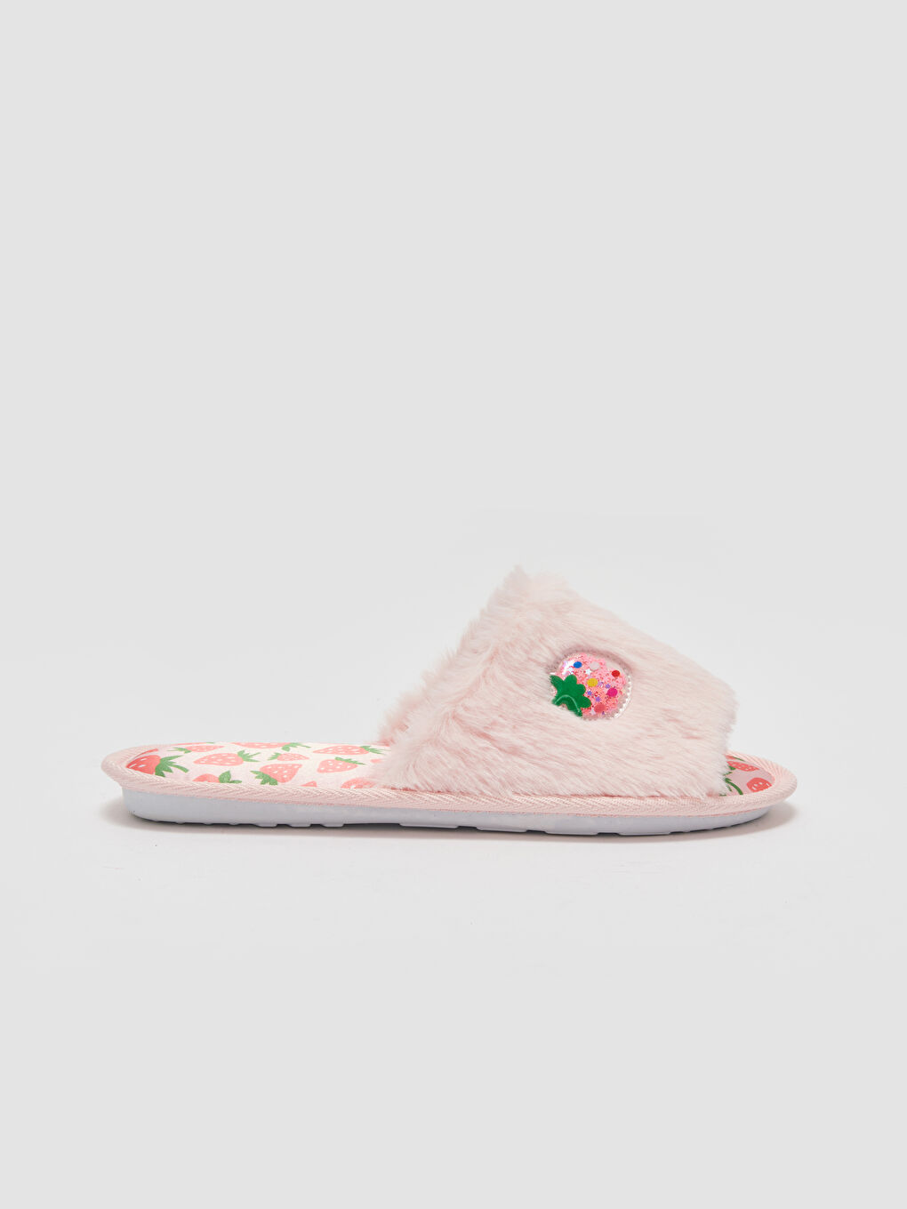 LCW HOME Embroidered Plush Women's Home Slippers -S4DB71Z8-LT9