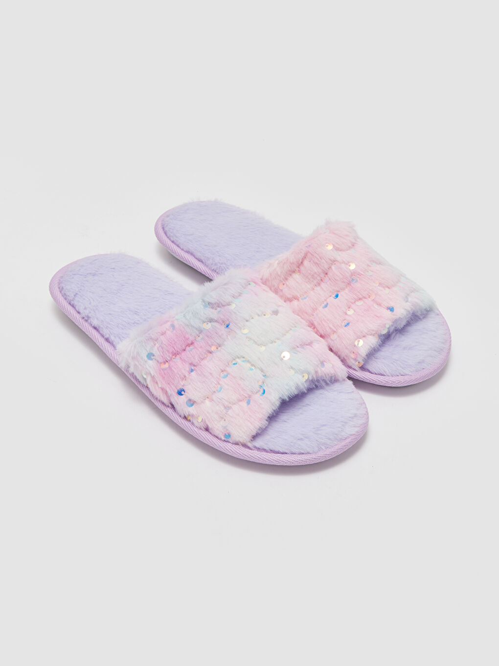 LCW HOME Plush Women's Home Slippers -S4DB73Z8-VZE