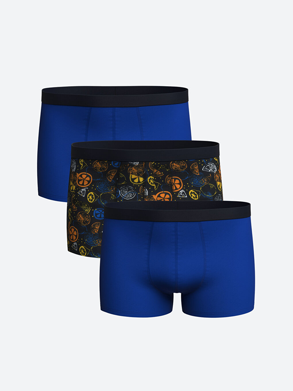 سراويل بوكسر عادي للرجال - ٣ قطع-1