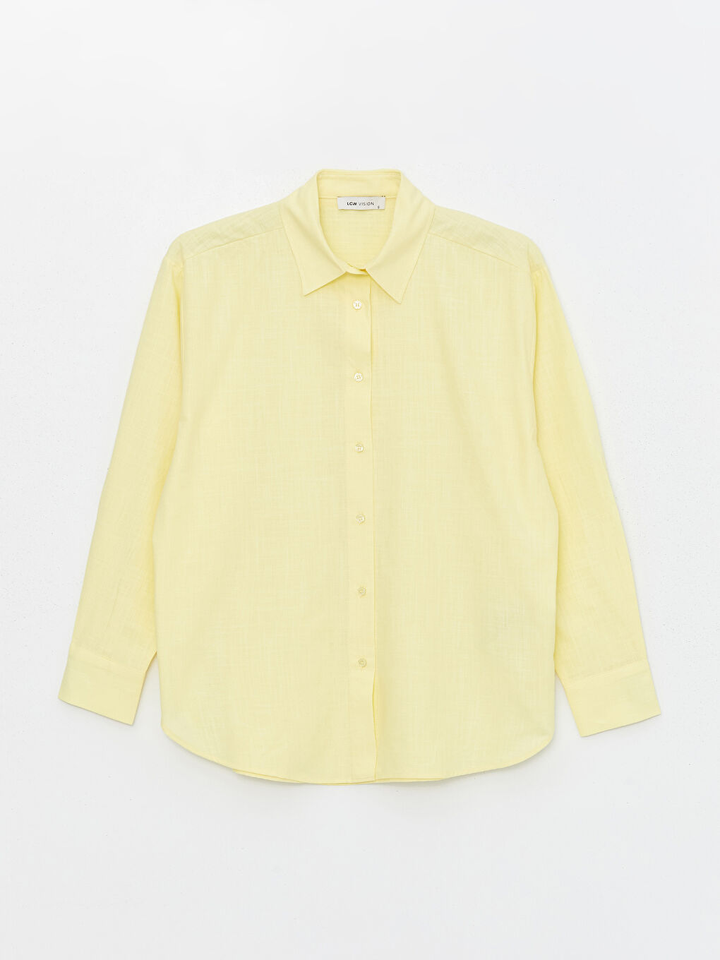 Plain Long Sleeve Oversize Women's Shirt -S4DC08Z8-QW8