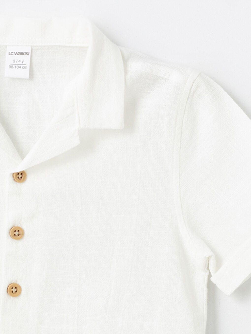 Chemise Basique à Manches Courtes pour Bébé Garçons-3