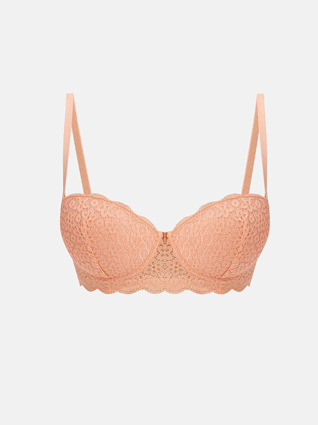 LCW DREAM Wired Lightly Padded Lace Strapless Bra -S4DC94Z8-VHF