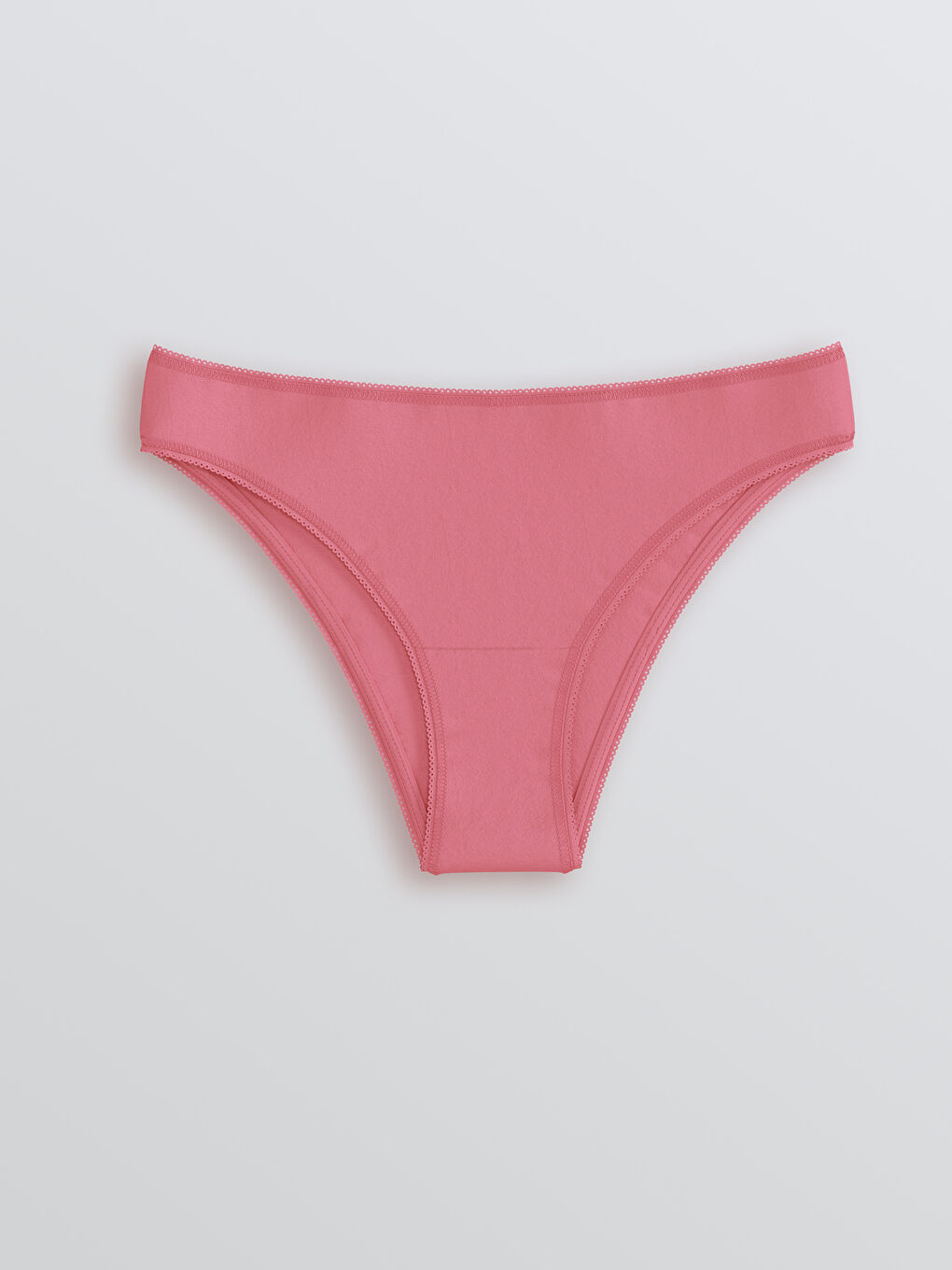 Pembe Düz Bikini Külot