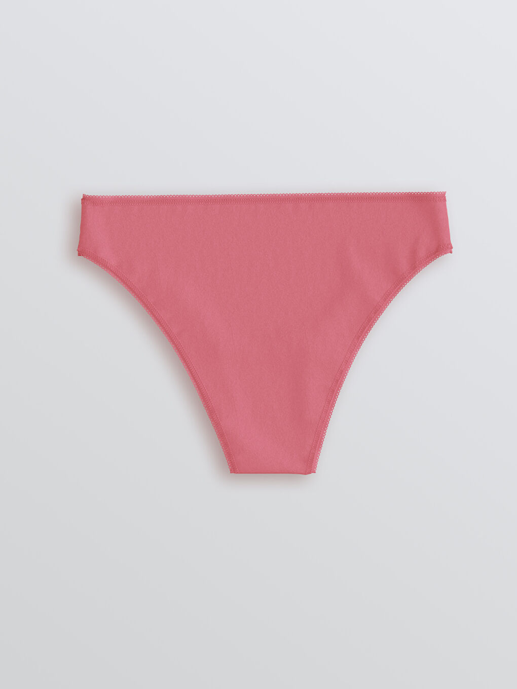 Pembe Düz Bikini Külot-1