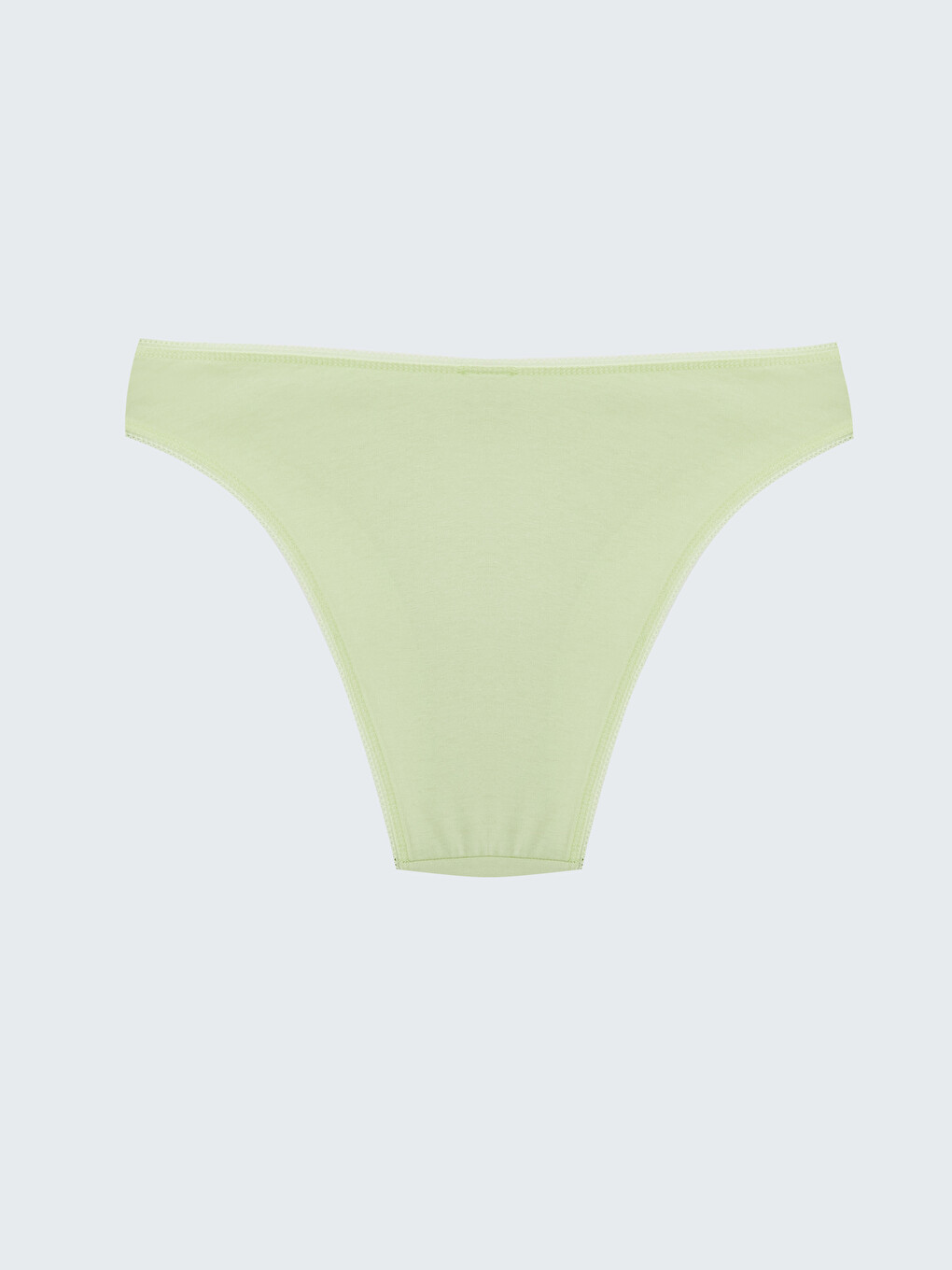 Yeşil Düz Brazilian Külot-1