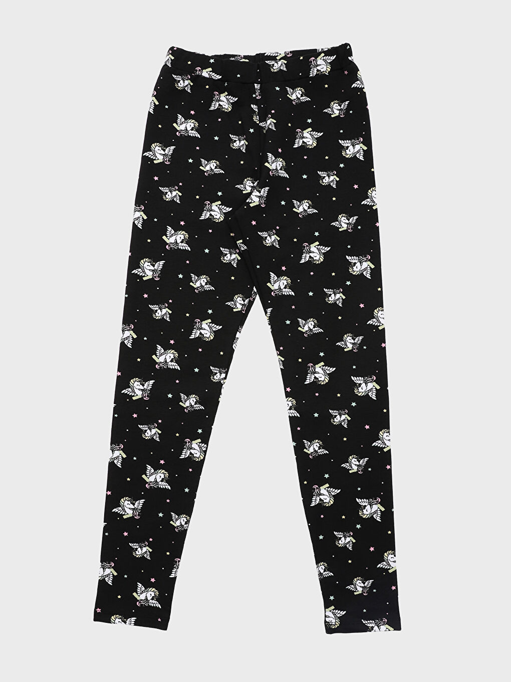 Elasticated Waist Printed Girls' Leggings