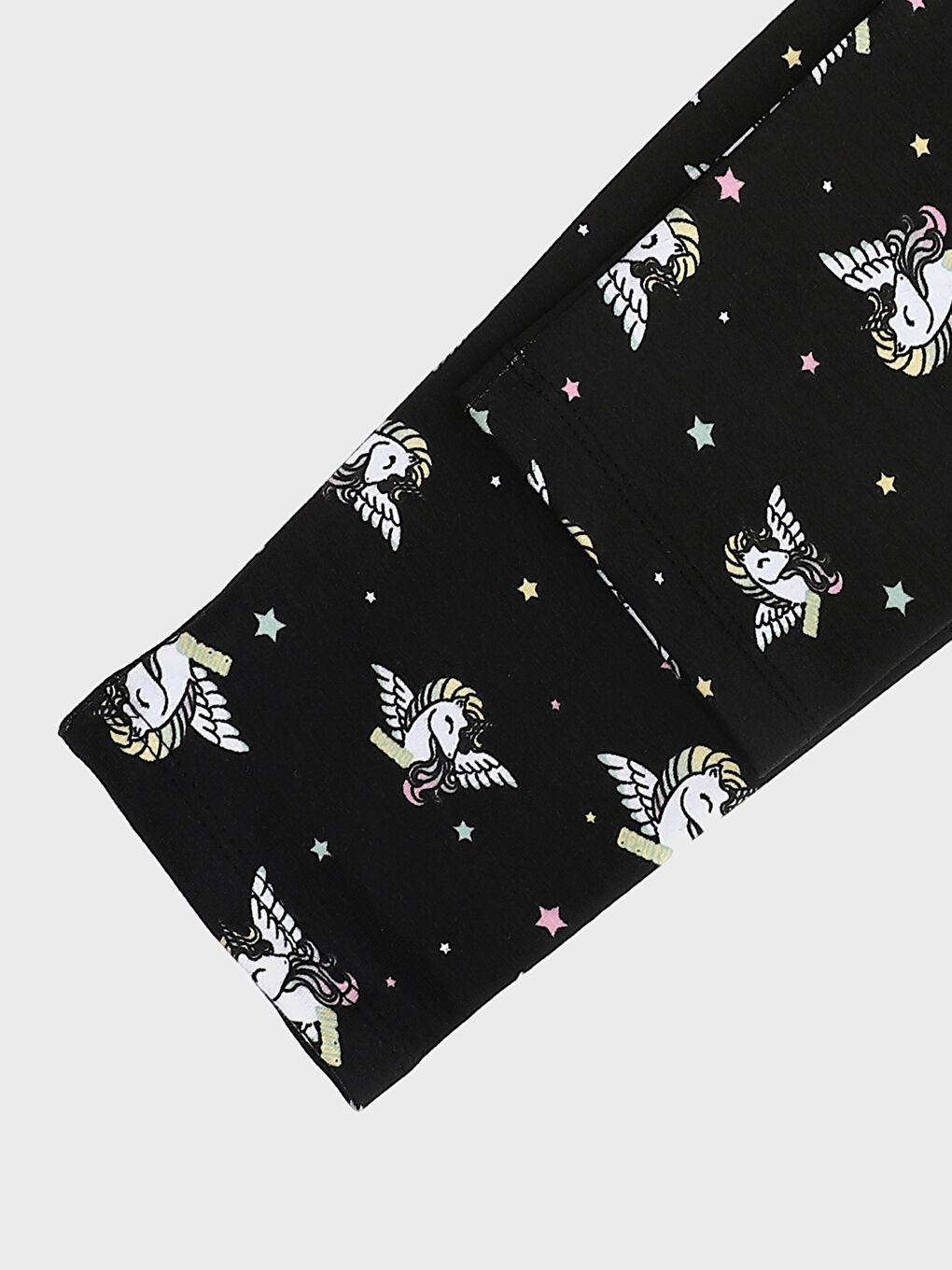 Elasticated Waist Printed Girls' Leggings-1