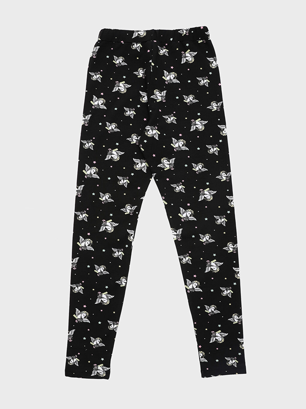Elasticated Waist Printed Girls' Leggings-2