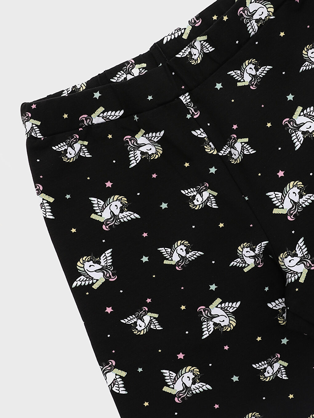 Elasticated Waist Printed Girls' Leggings-3