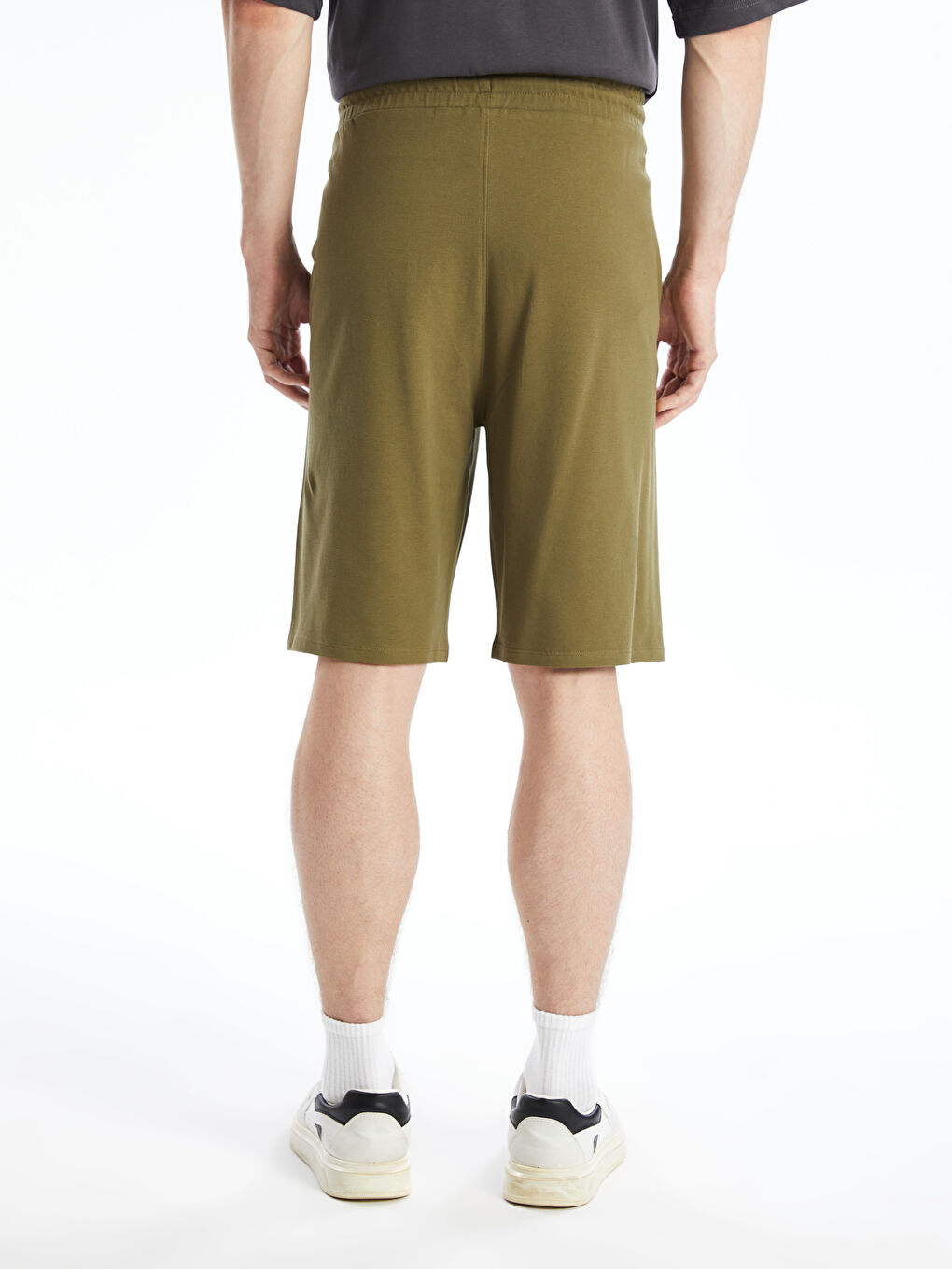 XSIDE Haki Slim Fit Erkek Bermuda Şort - 3