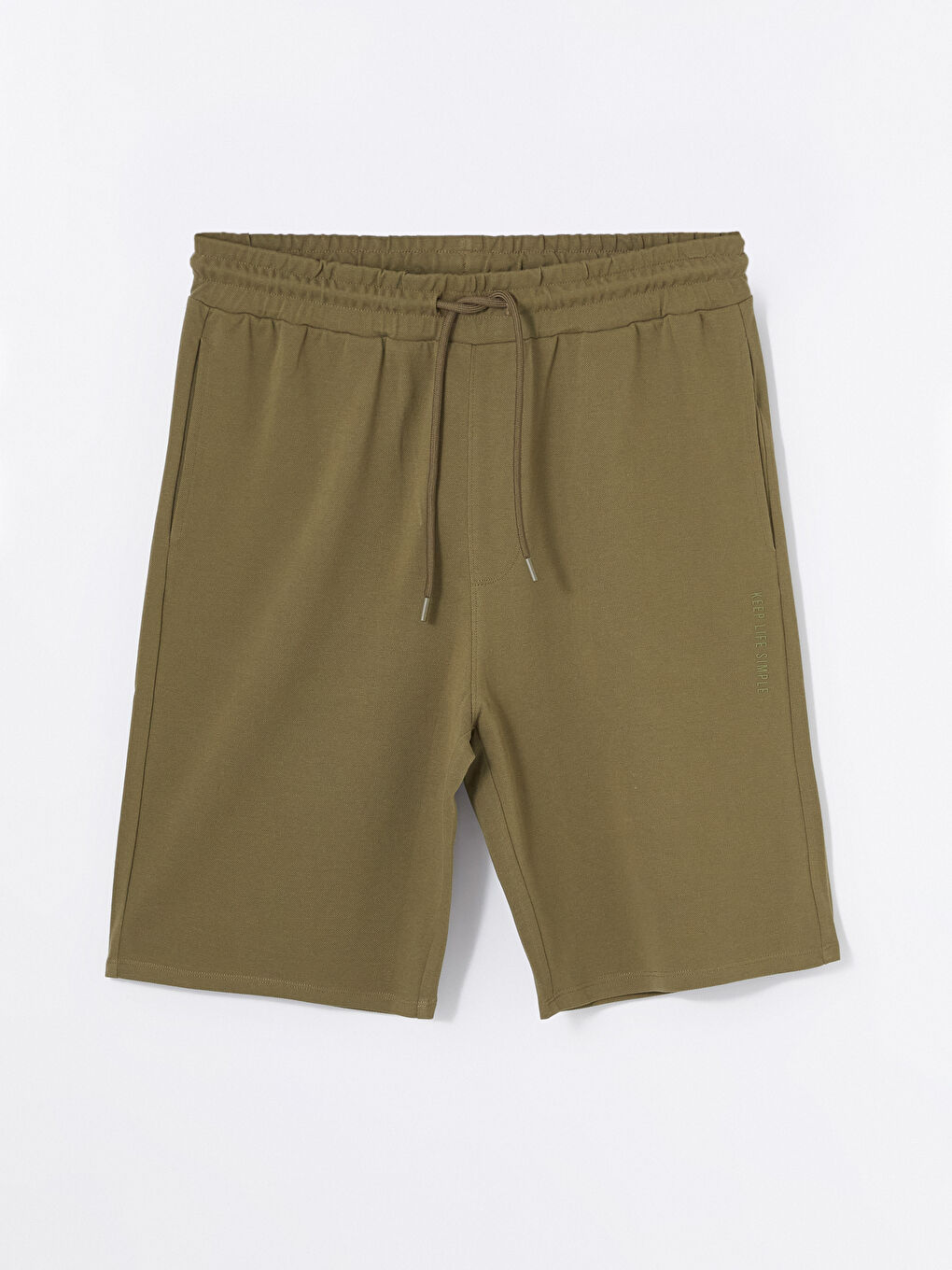 XSIDE Haki Slim Fit Erkek Bermuda Şort - 4