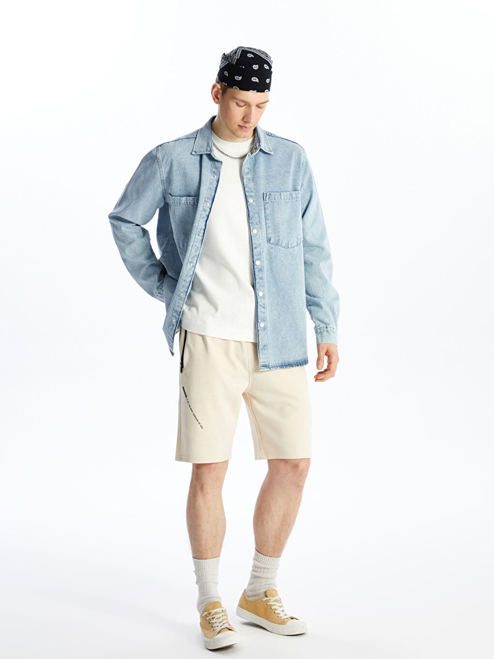 Slim Fit Men's Shorts -S4DE96Z8-FQF