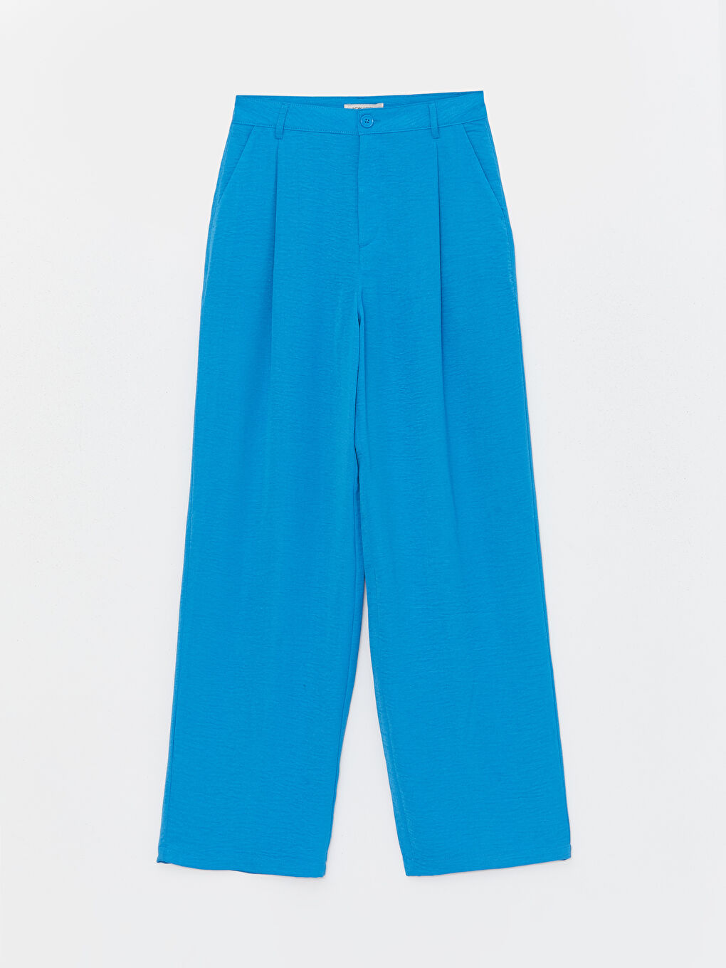 LC Waikiki Široke Ženske Pantalone Jednostavnog Kroja Izgleda Lana -S4DF03Z8-SV6
