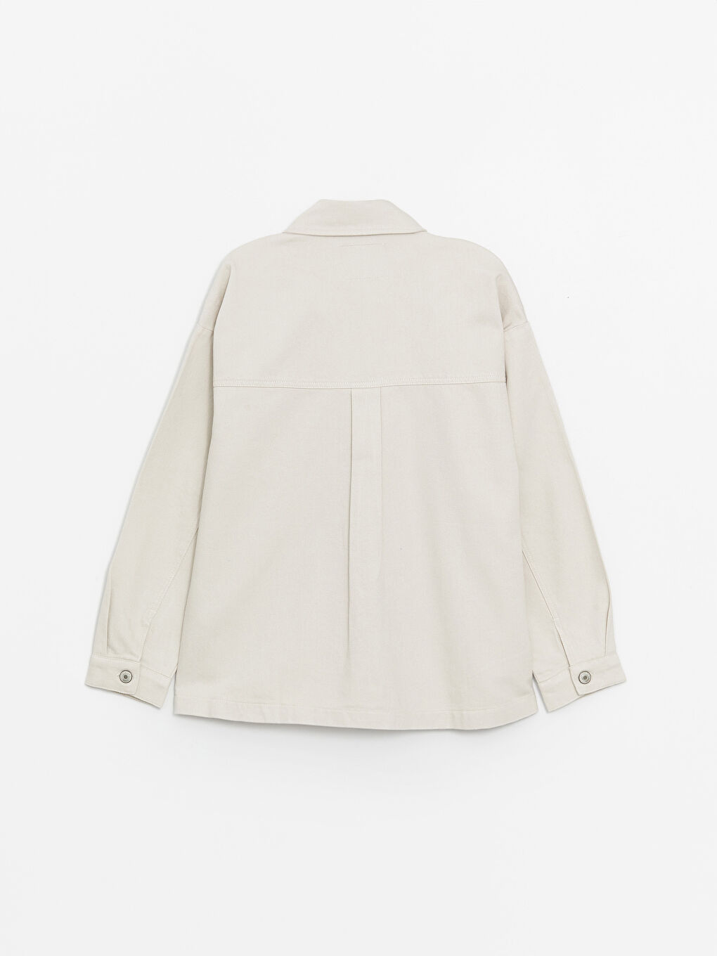 Collared Neck Oversize Women's Jacket-6