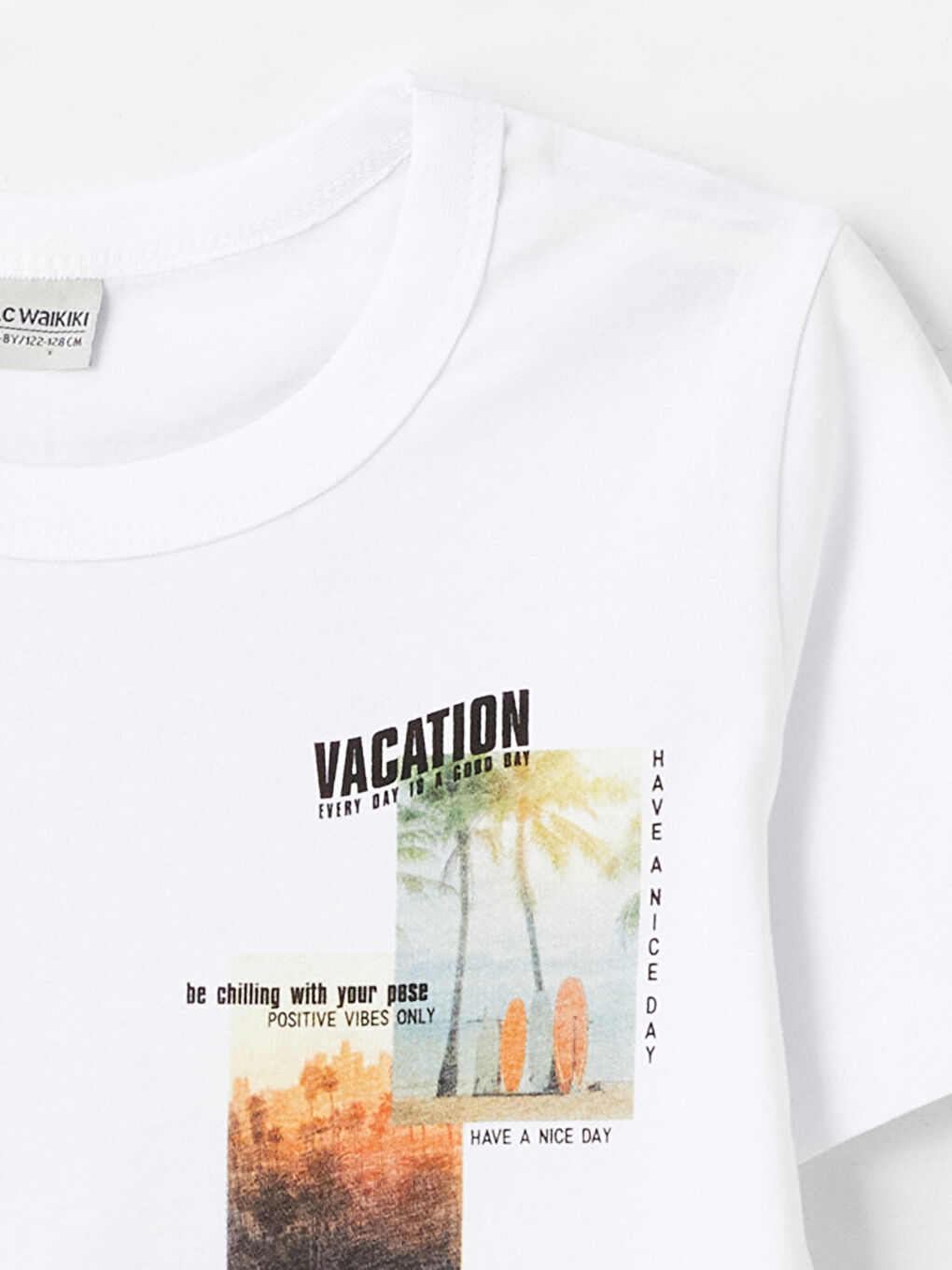 Crew Neck Boy's T-Shirt and Swim Shorts -S4DF43Z4-LU7