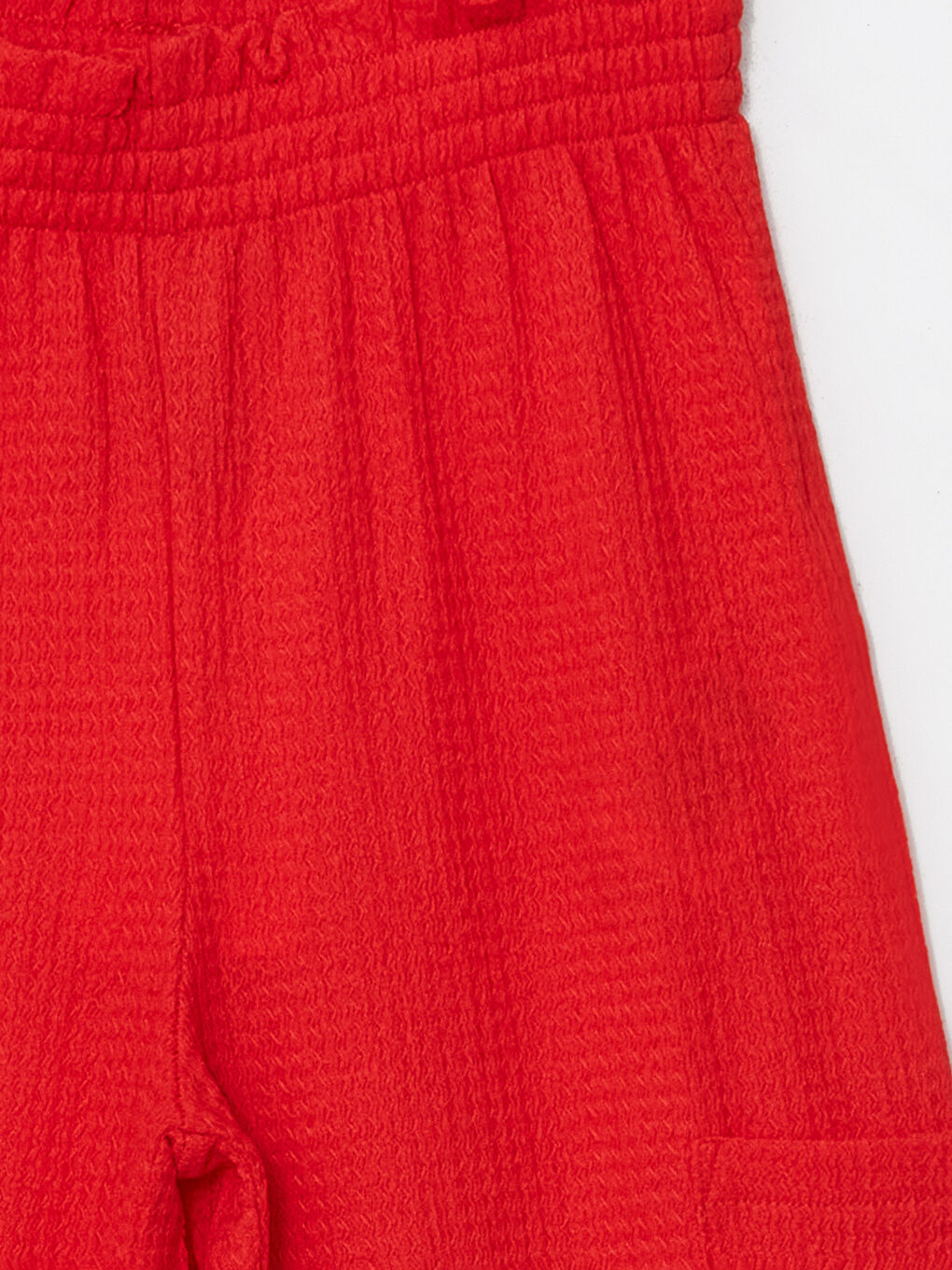 Pantaloni Cargo pentru Fete cu Talie Elastică-1