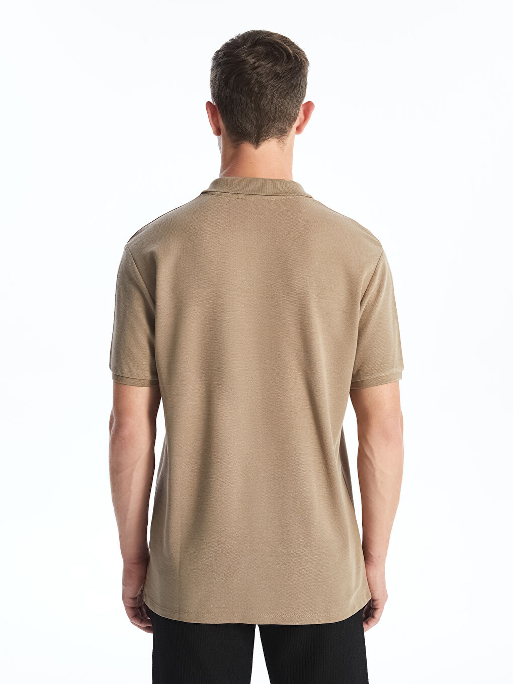 Polo Neck Short Sleeve Men's T-Shirt -S4DG37Z8-PSD