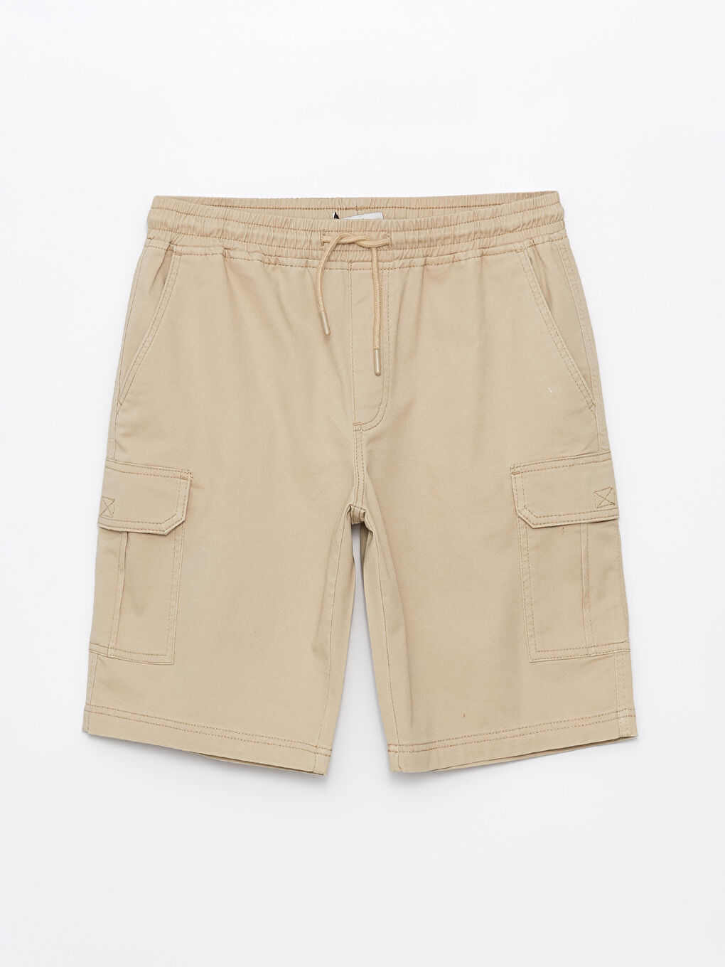 Standard Fit Gabardine Men's Bermuda Shorts -S4DH17Z8-S5P
