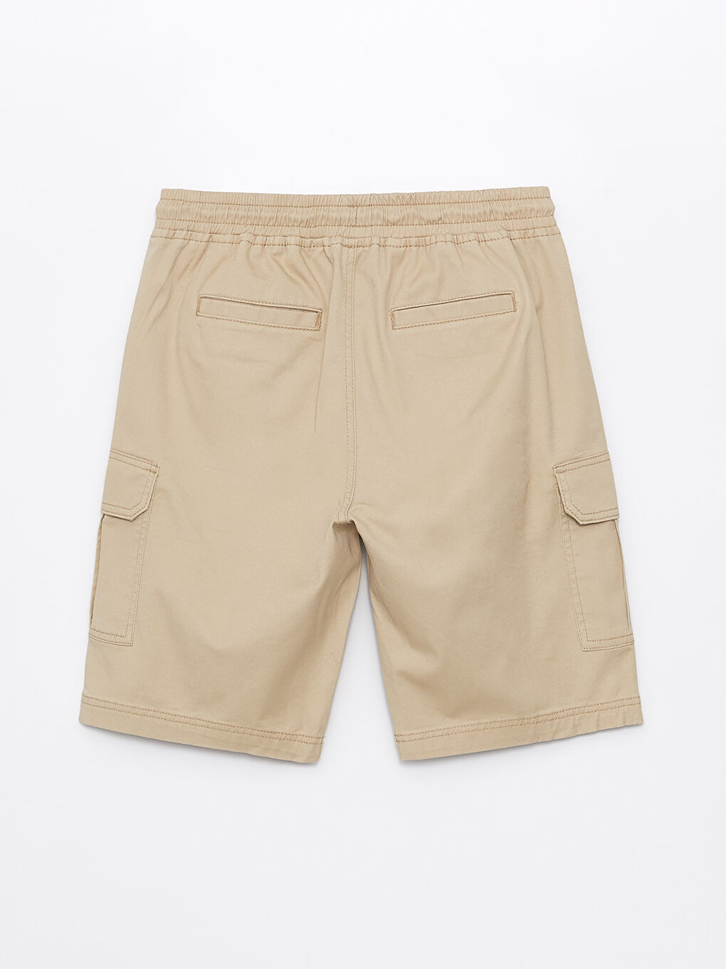 Standard Fit Gabardine Men's Bermuda Shorts -S4DH17Z8-S5P
