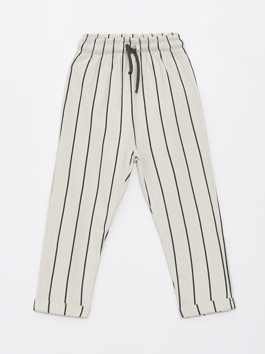 Antrasit Beli Lastikli Erkek Bebek Eşofman Altı 2'li-2