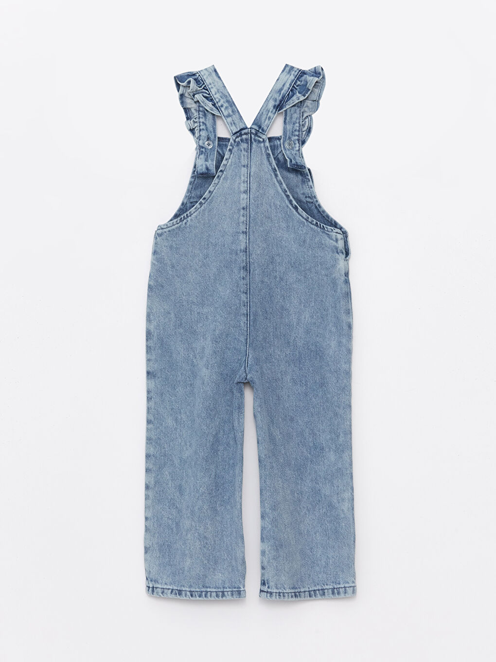 LCW Kids Indigo Askılı Basic Kız Bebek Salopet - 1