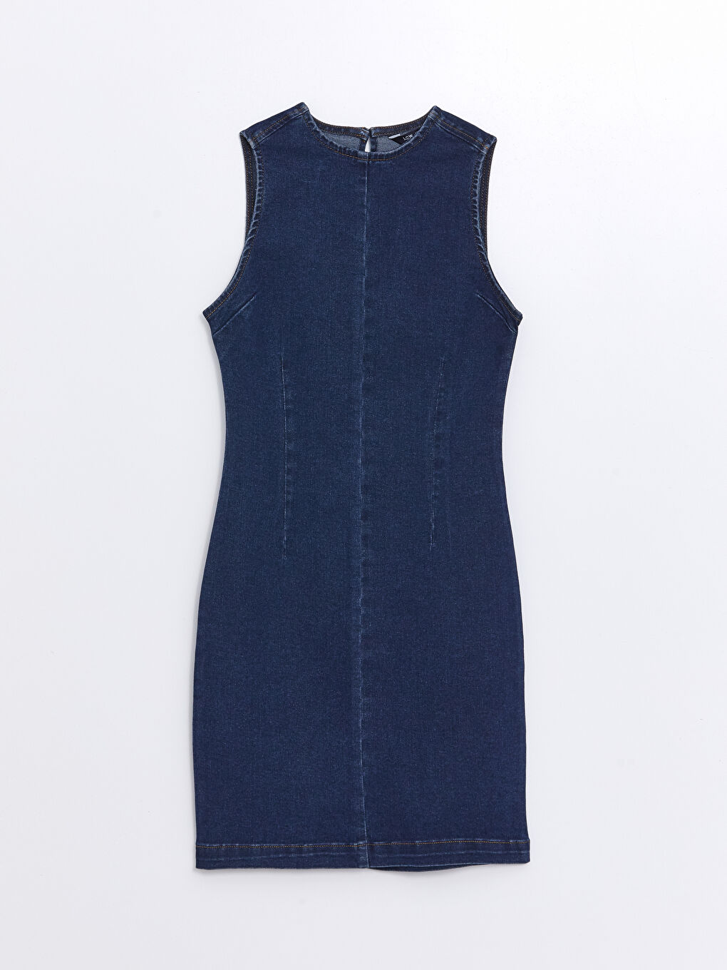 LC Waikiki Crew Neck Women's Denim Dress -S4DI43Z8-309