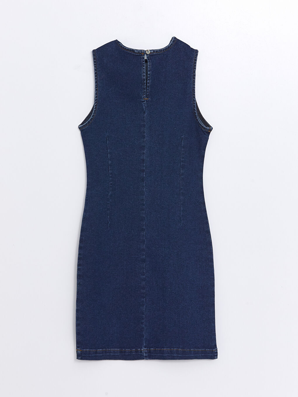 LC Waikiki Crew Neck Women's Denim Dress -S4DI43Z8-309