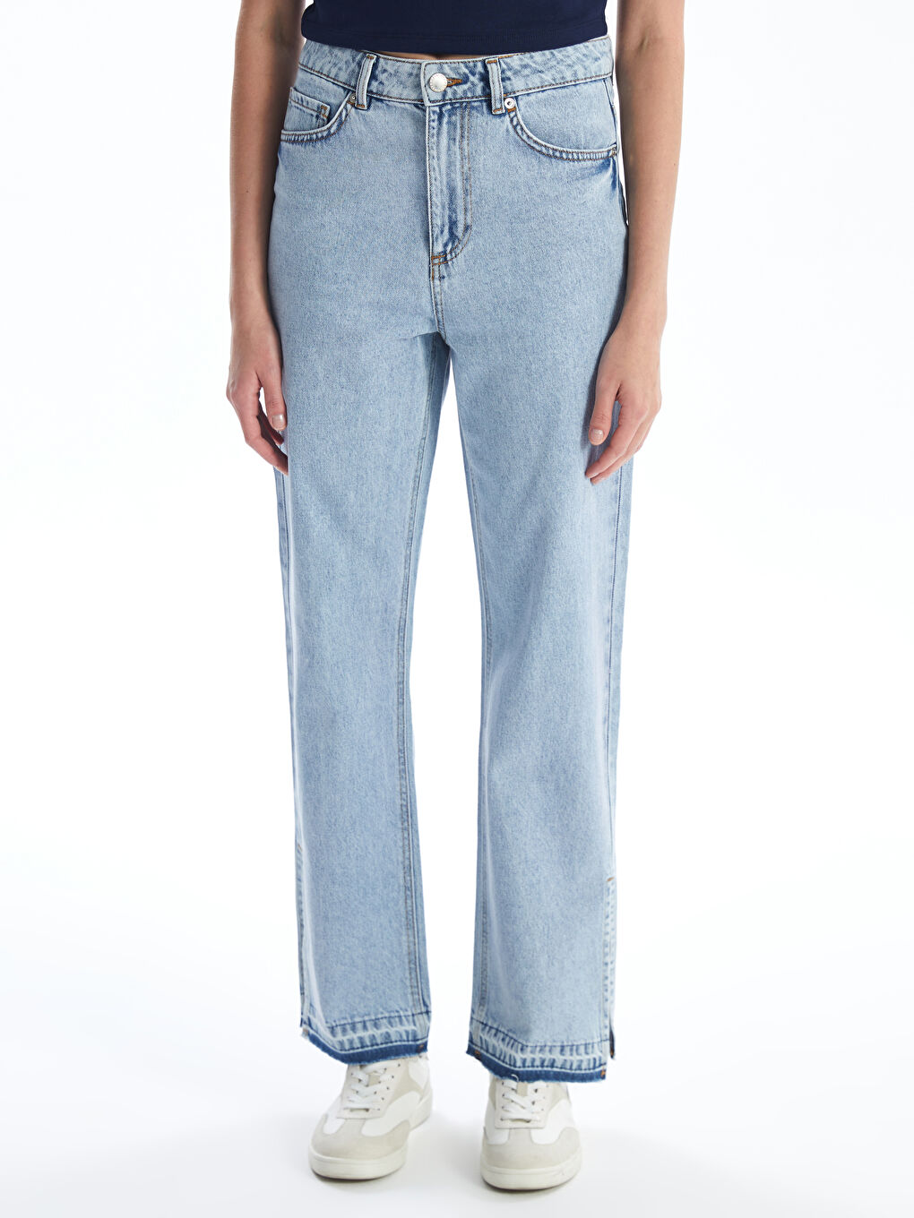 LCW Jeans Straight Fit Women's Jeans -S4DI63Z8-311