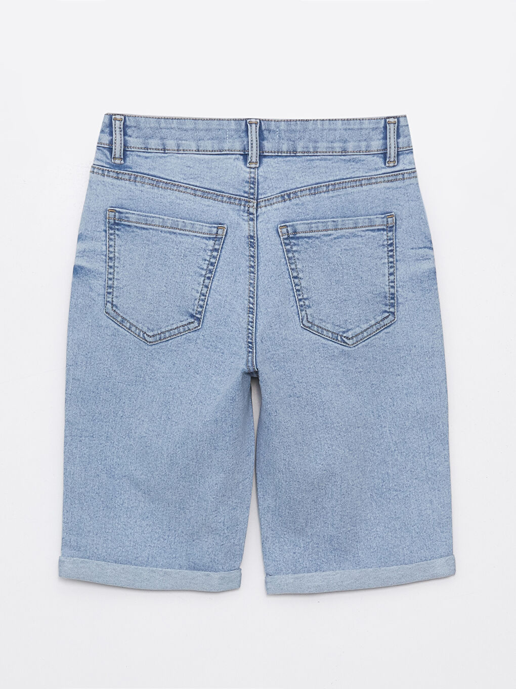LCW Jeans Teksas šorts srednjeg struka bermuda kroja za žene -S4DI74Z8-311