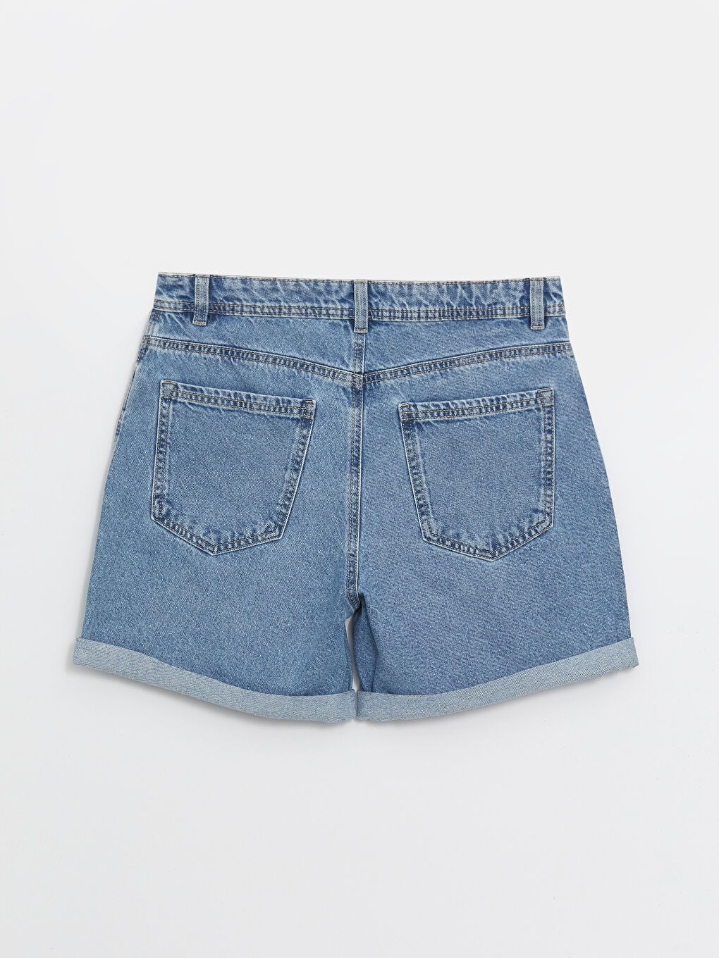 LCW Jeans Ženski teksas šorts Standard Fit sa iscepanim detaljima. -S4DI85Z8-311