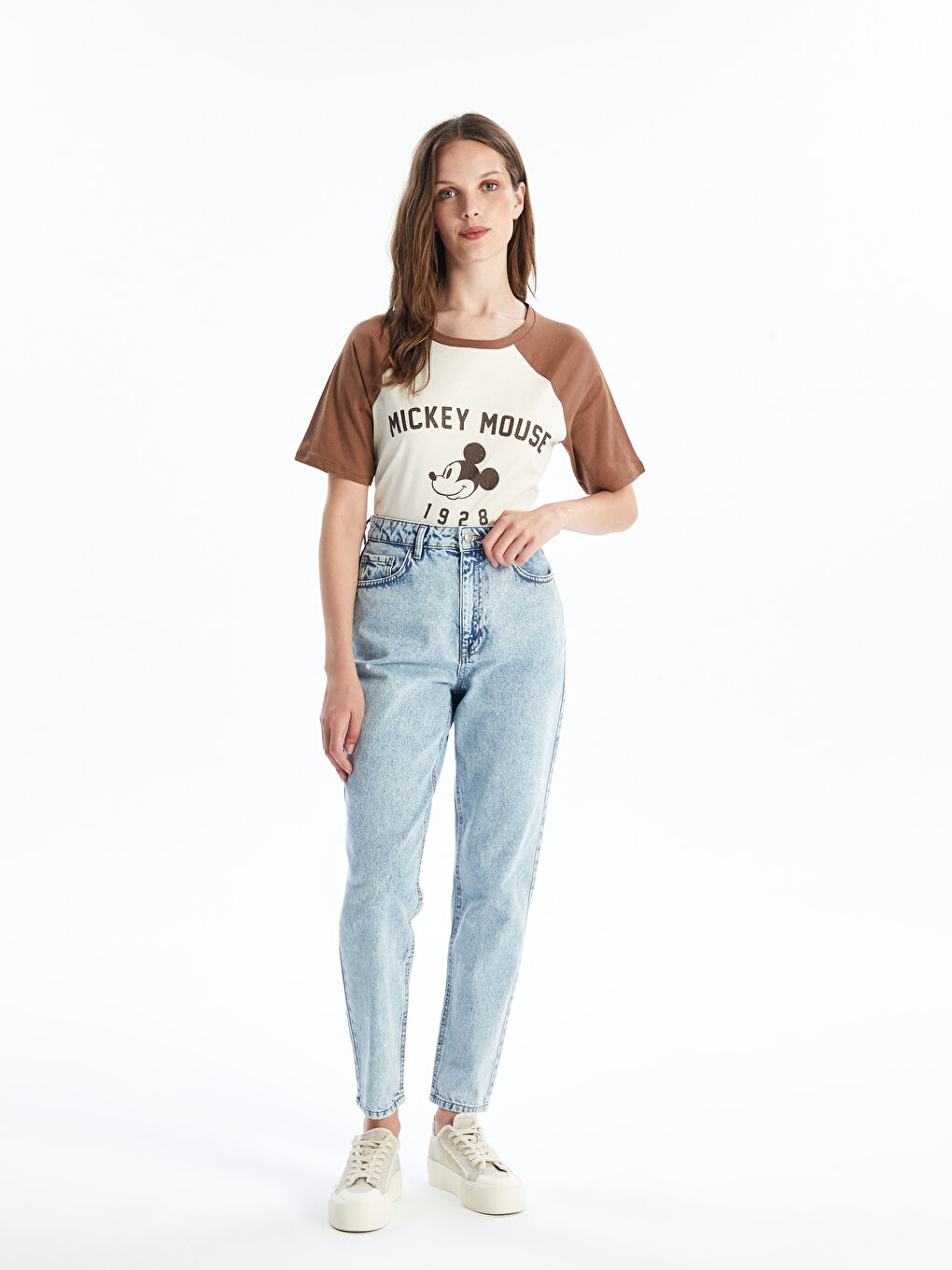 Jean Coupe Maman pour Femmes-3