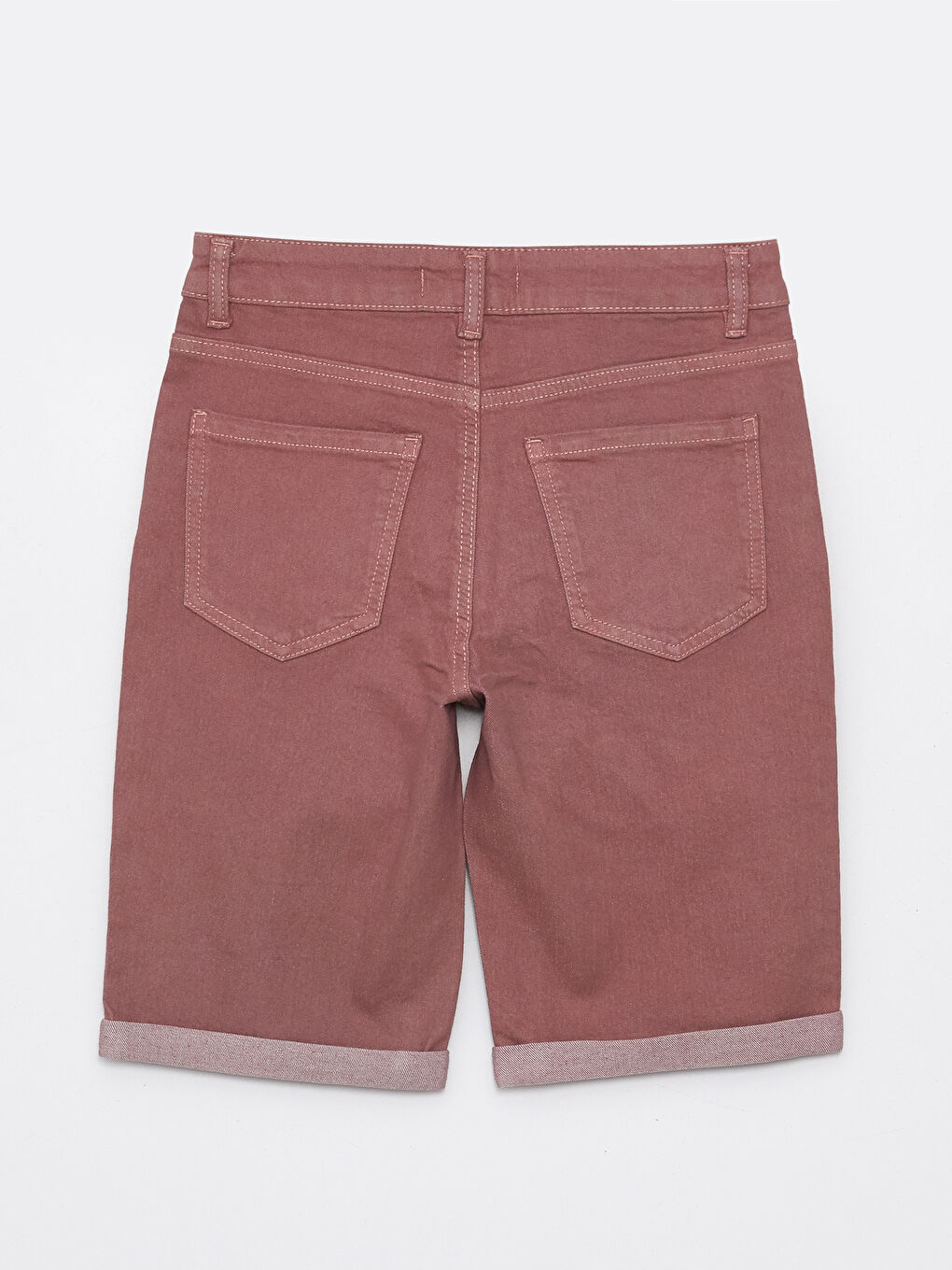 Bermuda Fit Women's Denim Shorts-6