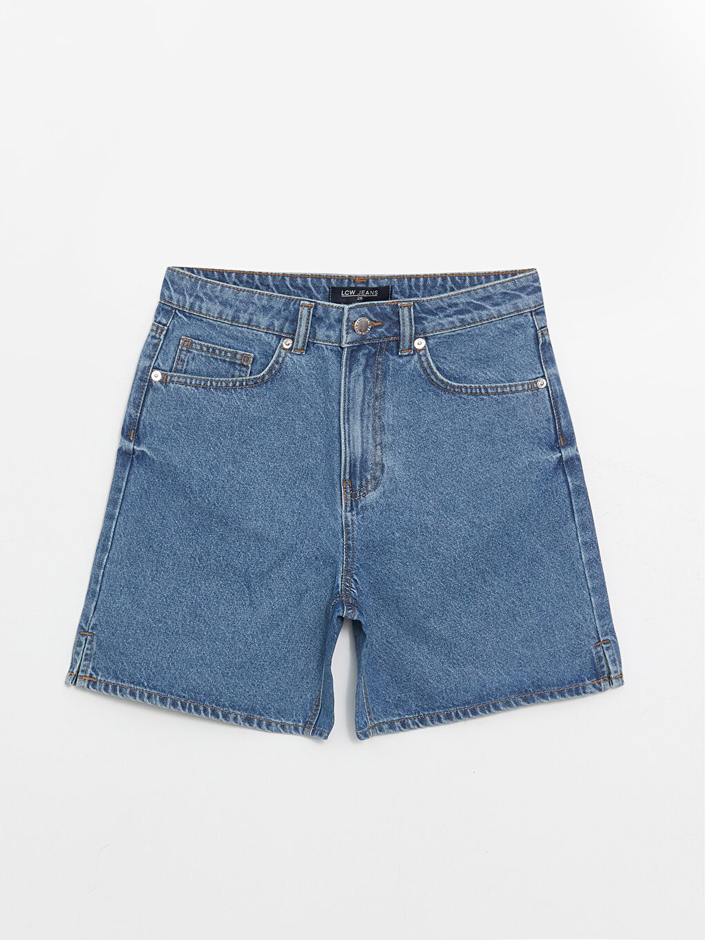 Ženski teksas šorts bermuda fit -S4DJ55Z8-507