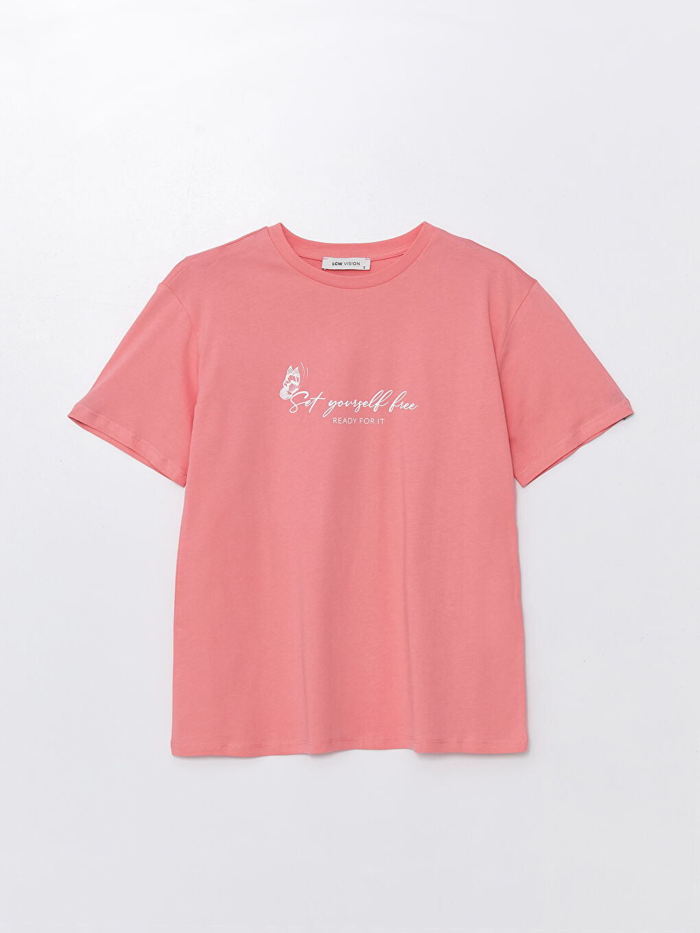 Crew Neck Printed Short Sleeve Women's T-Shirt -S4DJ72Z8-GBC