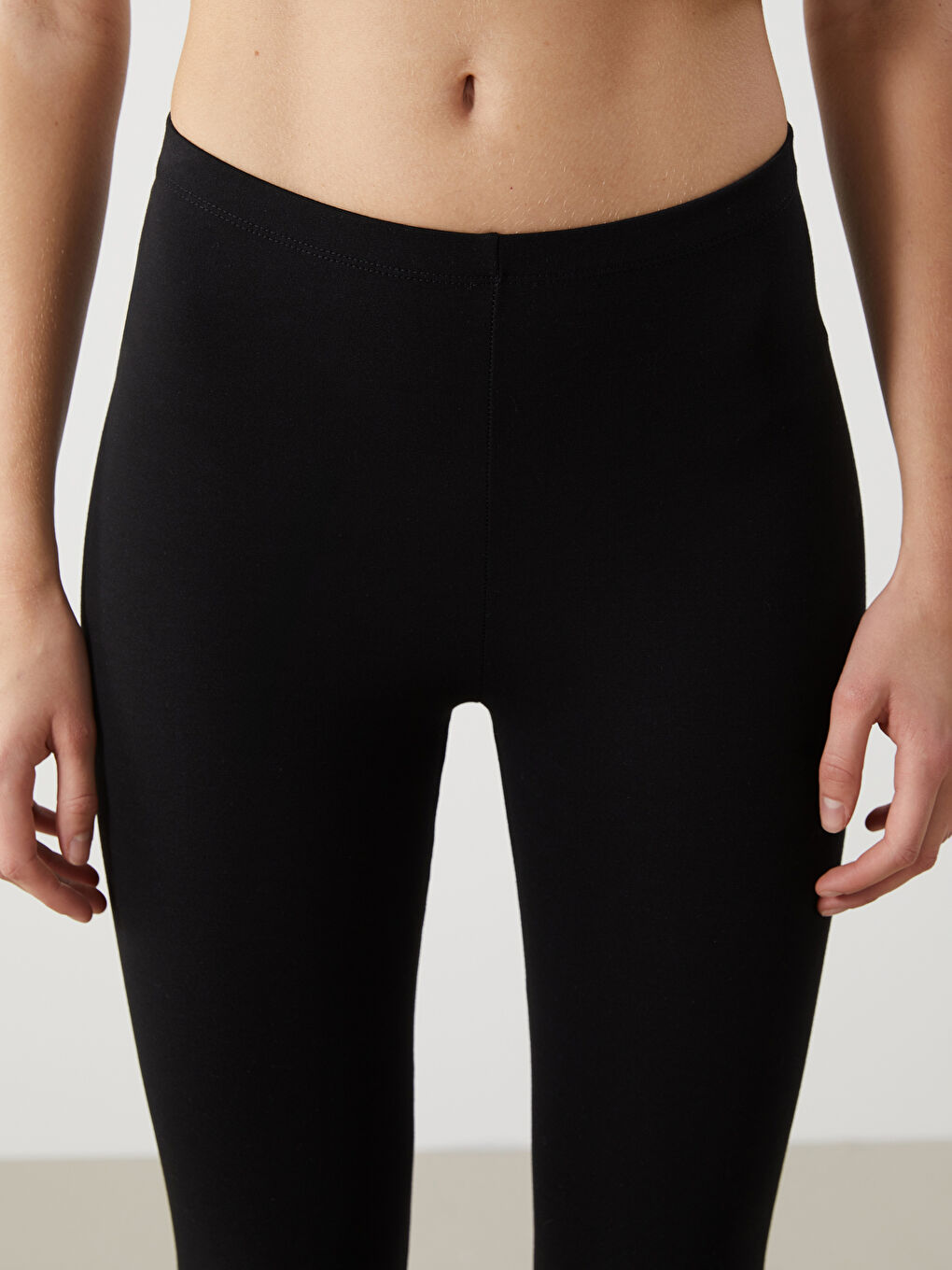 Women's Elastic Waist Regular Tights -S4DJ94Z8-CVL