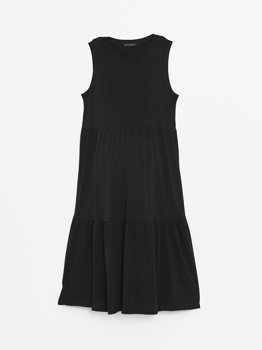 Crew Neck Plain Maternity Dress -S4DK36Z8-CVL