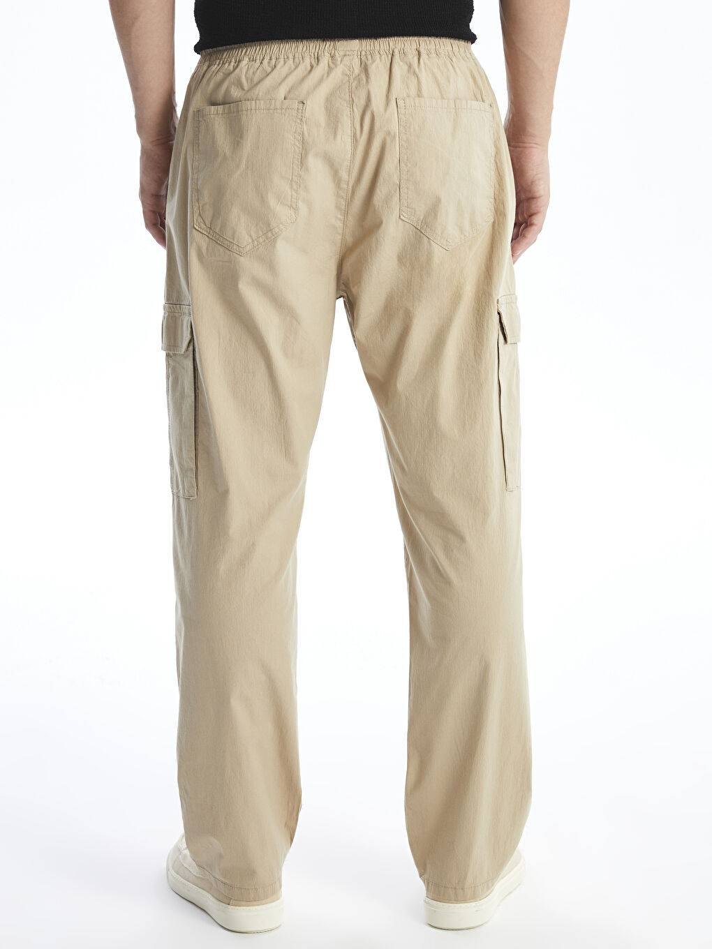 Standard Fit Poplin Men's Trousers -S4DK48Z8-S5P