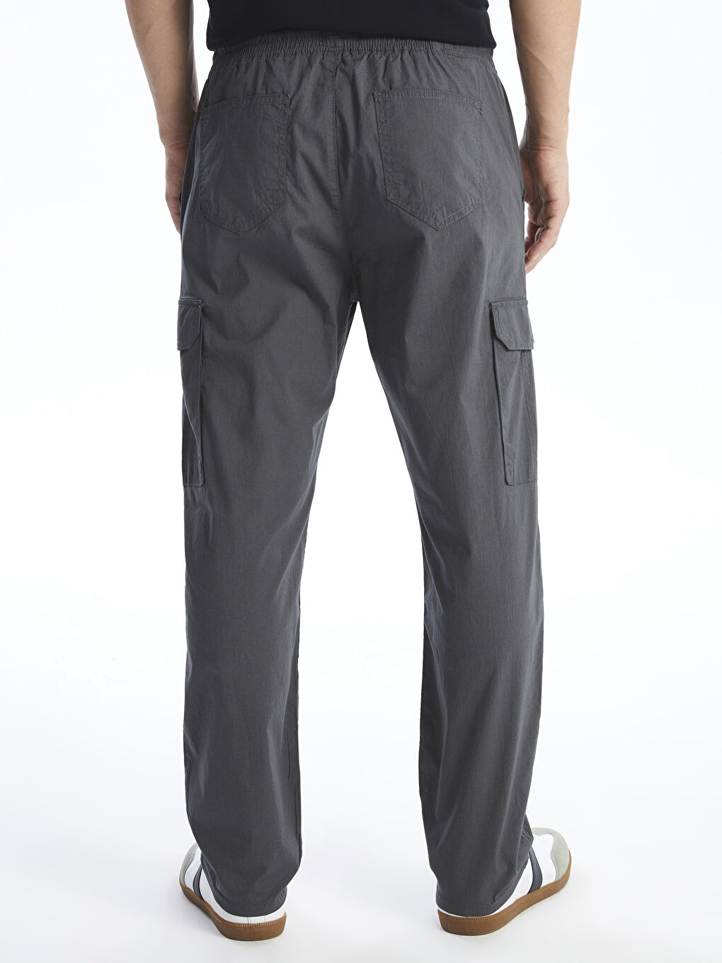 Standard Fit Poplin Men's Trousers -S4DK48Z8-SUR