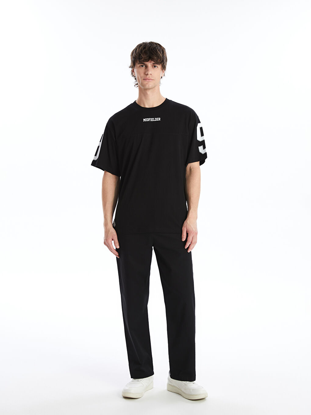 Comfortable Fit Gabardine Men's Trousers -S4DK50Z8-RQL