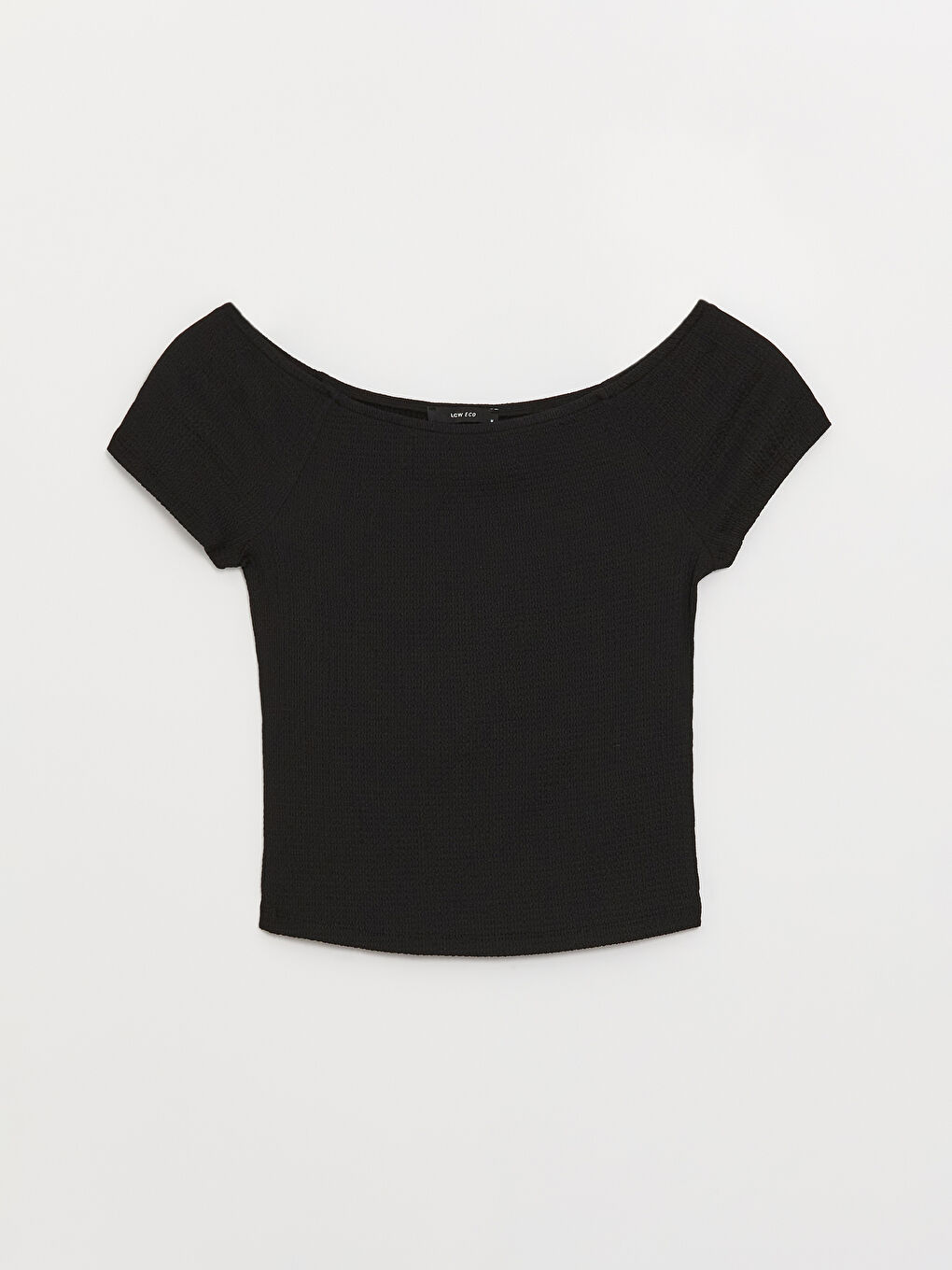 Boat Neck Straight Short Sleeve Women's T-Shirt -S4DK55Z8-CVL