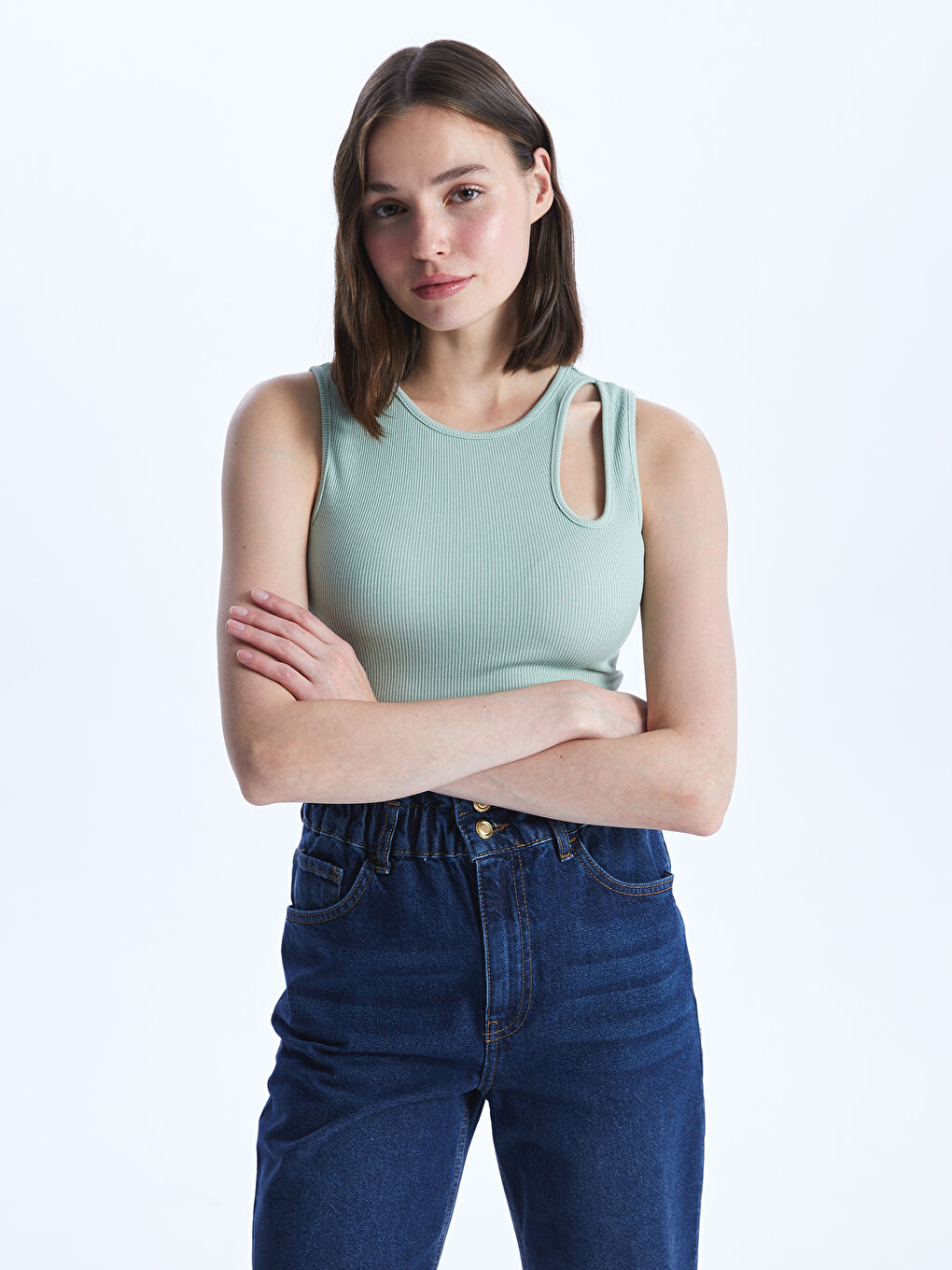 ZELENA Crop top Žena -S4DK58Z8-FKS