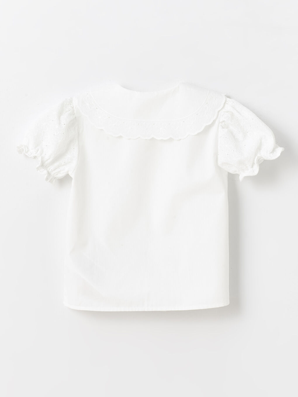 Baby Collar Short Sleeve Baby Girl Shirt -S4DK72Z1-R9J