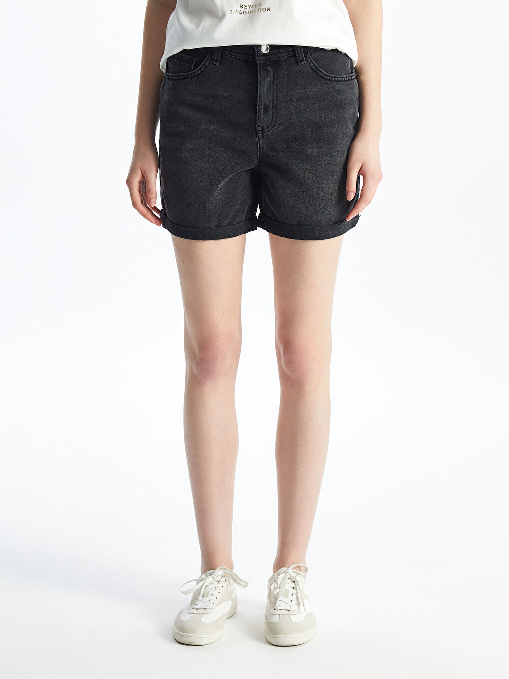 Bermuda Fit Women's Jean Shorts -S4DK78Z8-327