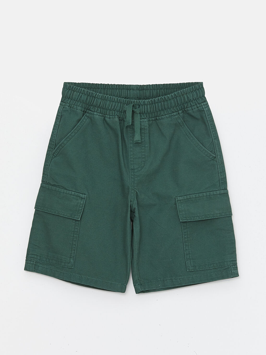 Comfortable Fit Elastic Waist Boys' Cargo Shorts -S4DL11Z4-HHT